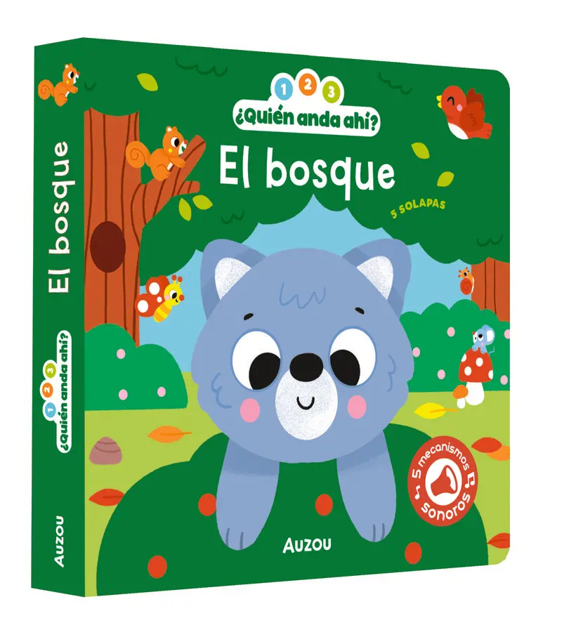 1 2 3 QUIEN ANDA AHI EL BOSQUE LIBRO DE SONIDOS