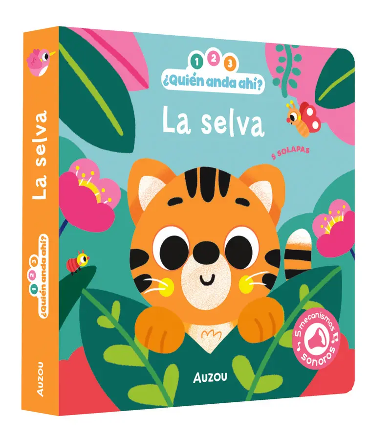 1 2 3 QUIEN ANDA AHI LA SELVA LIBRO DE SONIDOS