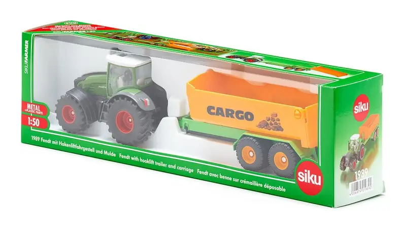 1/50 Tractor Fendt con remolque - Siku 1989