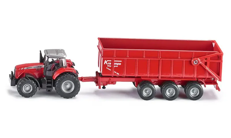 1/87 Tractor Massey con Remolque - Siku 1844