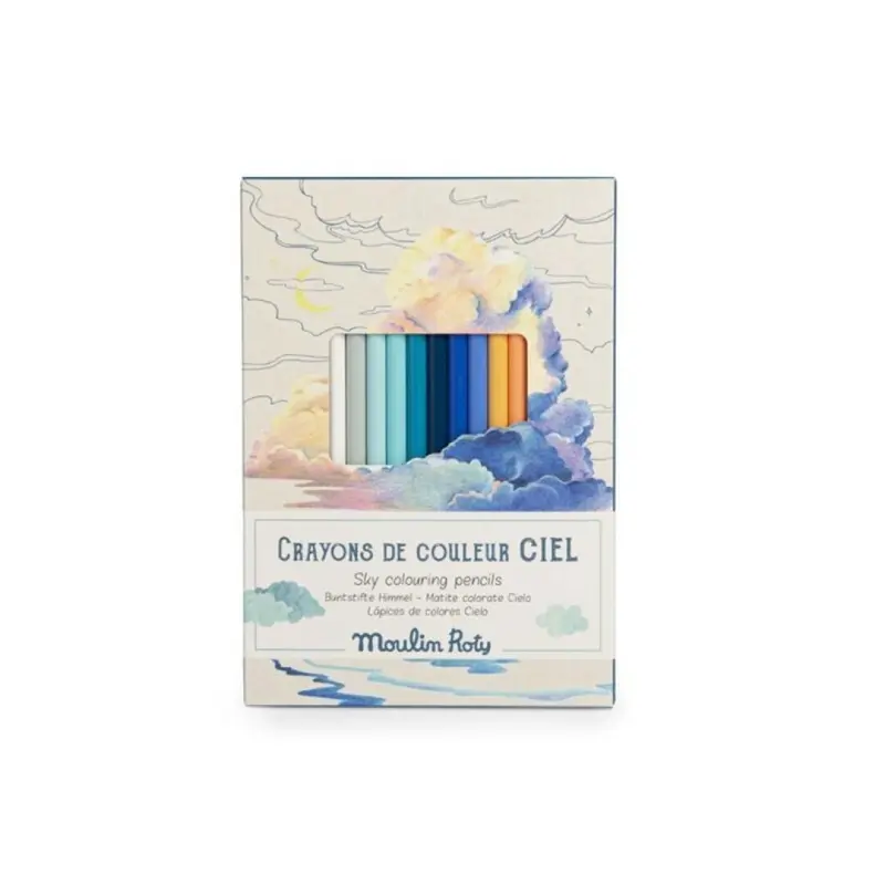 12 lápices de colores + tarjetas El explorador