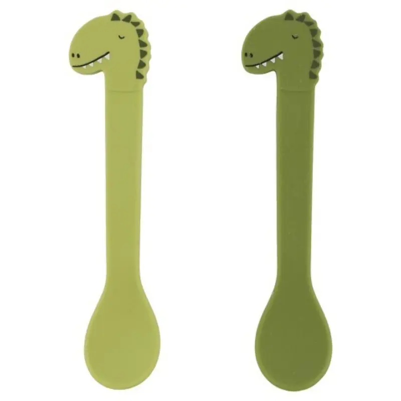 2 Cucharas Silicona Dinosaurio (Mr. Dino) - Trixie