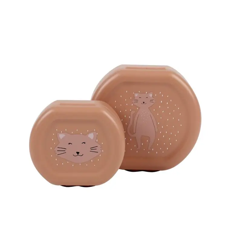 2 Fiambreras con Clip Mrs. Cat - Trixie