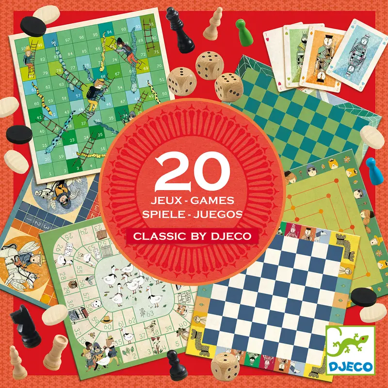 20 Juegos Clásicos DJ05219 - Djeco 35219