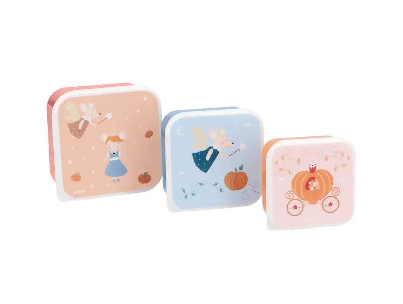 3 Cajas Almuerzo Mouse Fairies