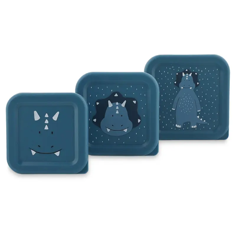 3 Cajas Almuerzo Triceratops - Trixie