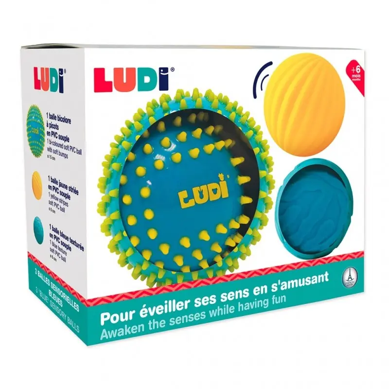 3 Pelotas Sensoriales - Ludi 130021