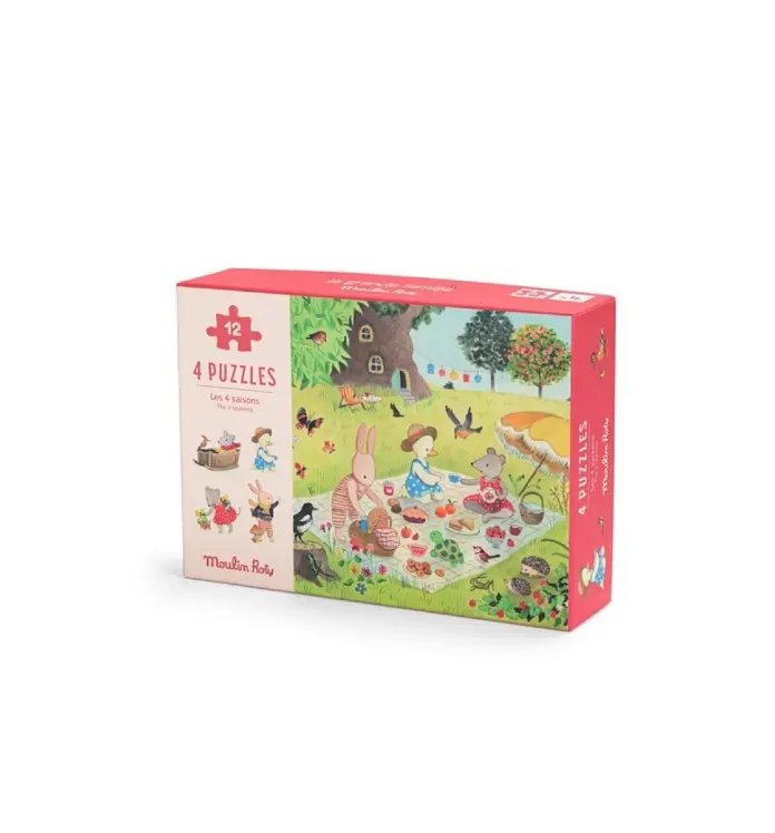 4 mini puzzles Las Estaciones