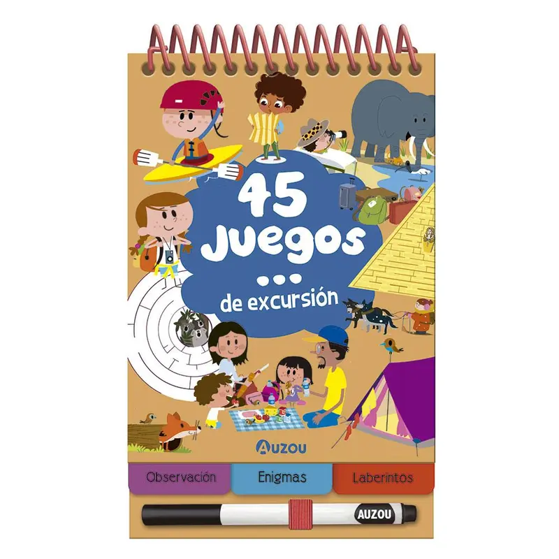 45 Juegos de excursión - Auzou
