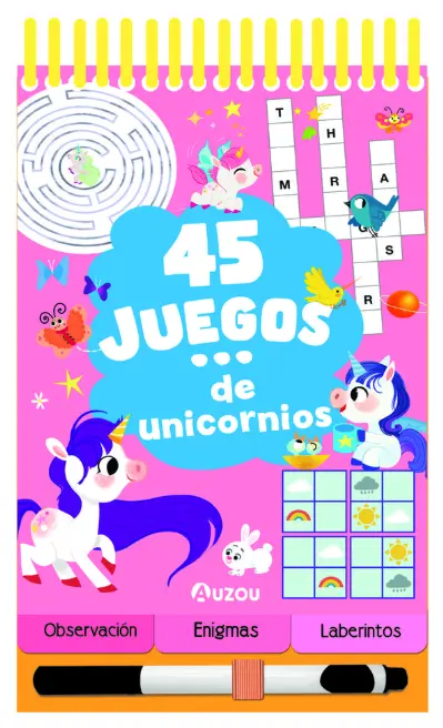 45 Juegos De Unicornios - Auzou