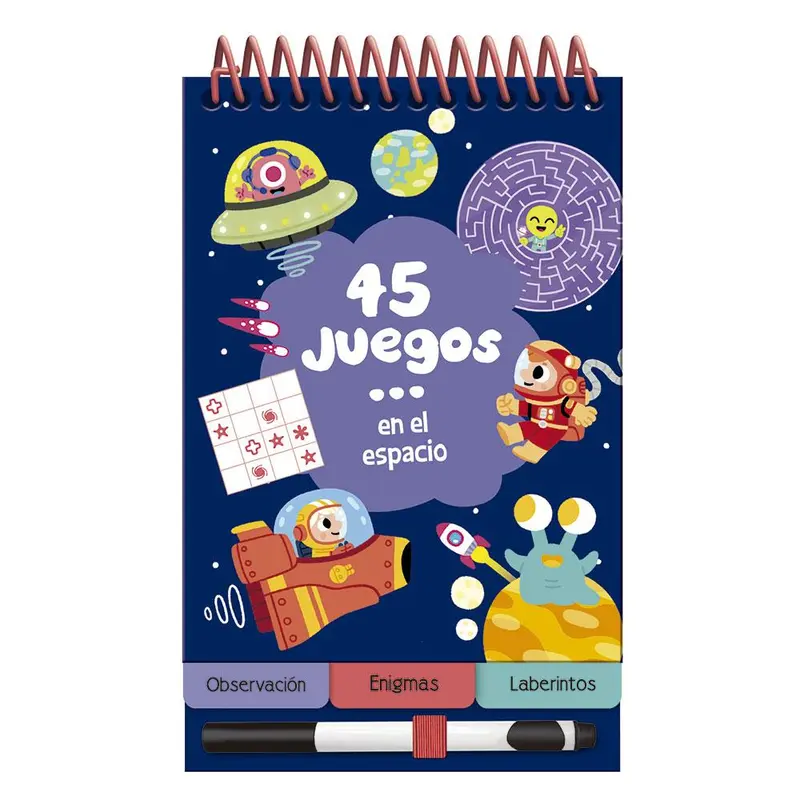 45 Juegos en el espacio - Auzou
