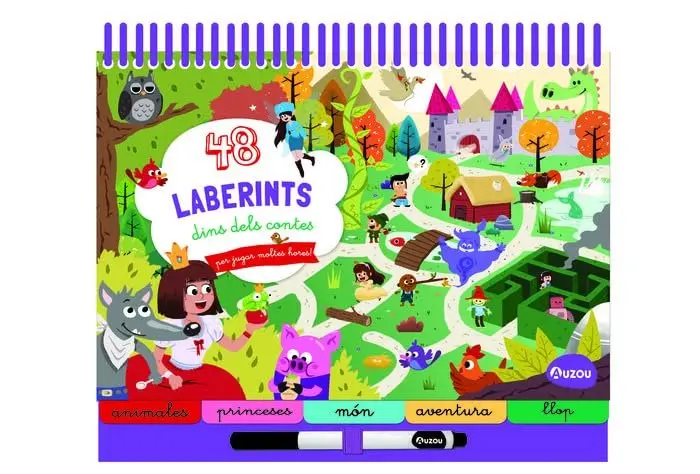 48 LABERINTS DINS DELS CONTES PER JUGAR MOLTES HORES