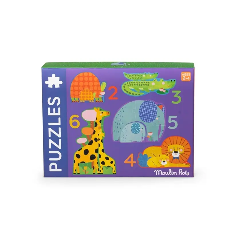 5 Puzzles evolutivos Toupitis