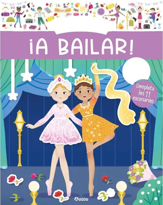 A Bailar - Libro de Pegatinas - Auzou