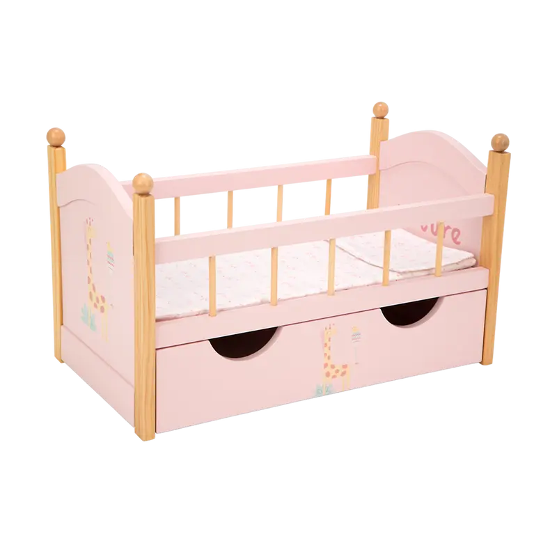 Accesorios Muñecas - Cama con Cajón Colección Nature - Arias 21584