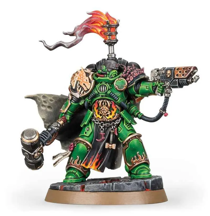 Adrax Agatone – Capitán Salamanders Warhammer 40.000 | Miniatura para Pintar