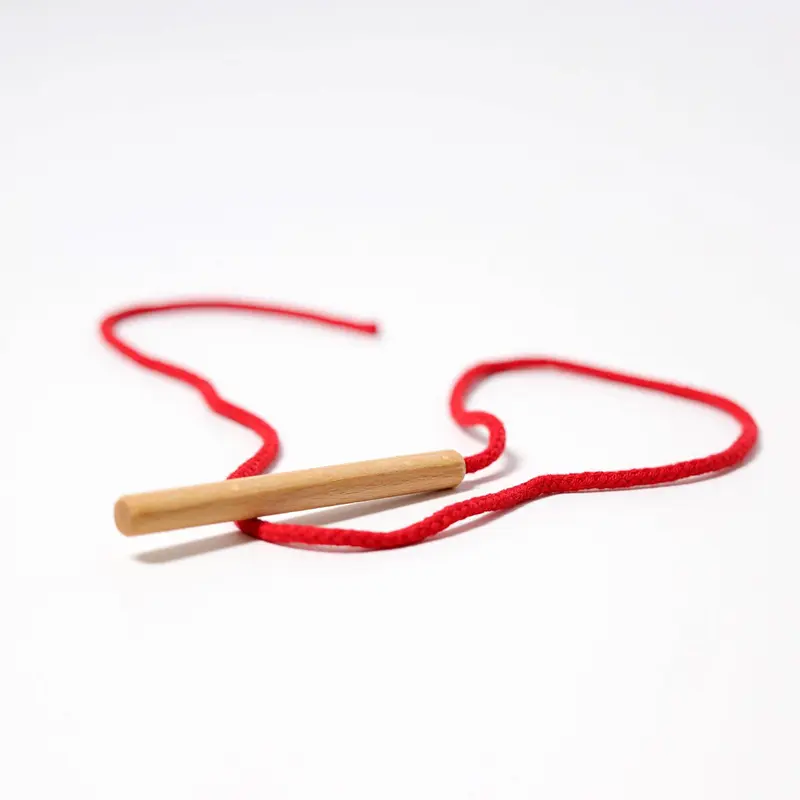 Aguja De Madera Para Enhebrar Bloques