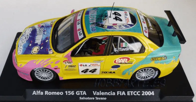 ALFA 156 GTA ETCC TAVANO AMARILLO (A784)