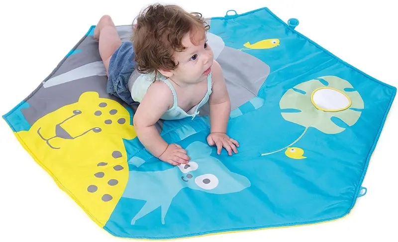 Alfombra infantil de juegos pili selva - baby to love