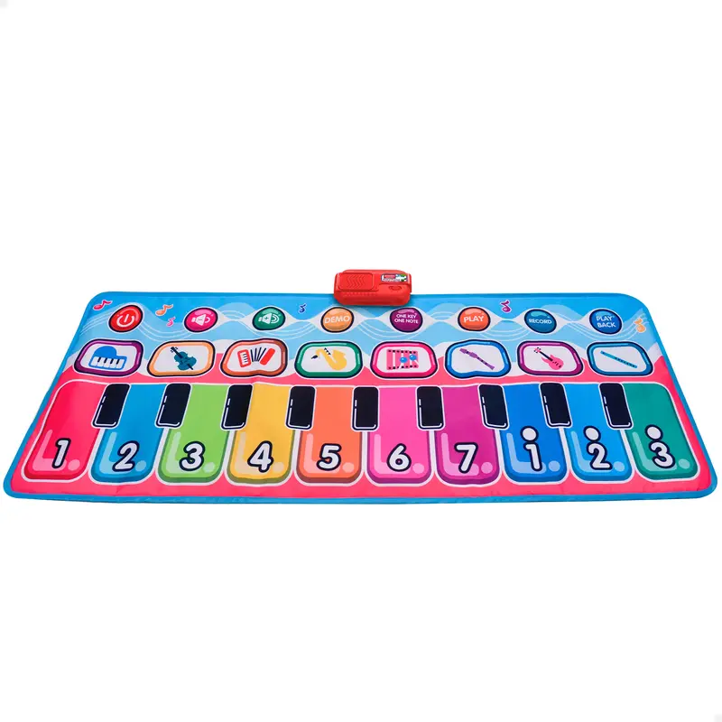 Alfombra piano multicolor interactiva 10 teclas Bontempi