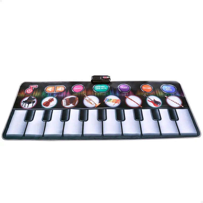 Alfombra teclado musical interactiva 10 teclas Bontempi