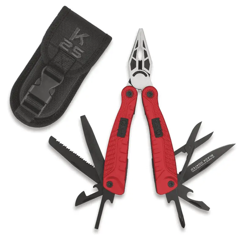 Alicate multiusos K25 rojo 10 usos