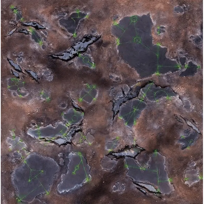 Alien Wasteland 44"x60" Gaming Mat 2.0
