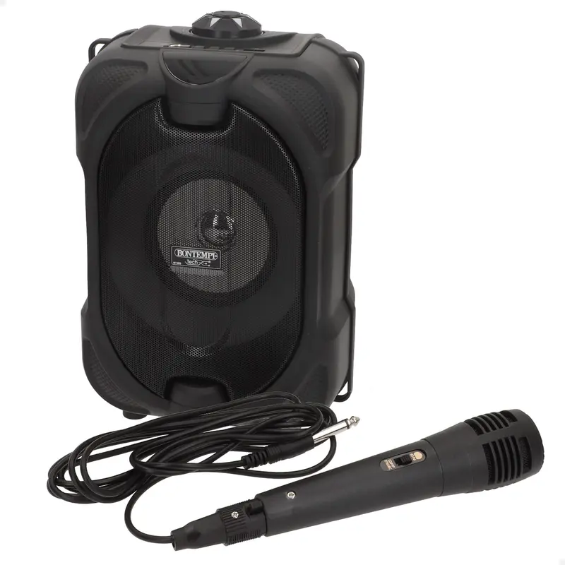 Altavoz inalámbrico con micrófono y luces 19x15x16 cm Bontempi