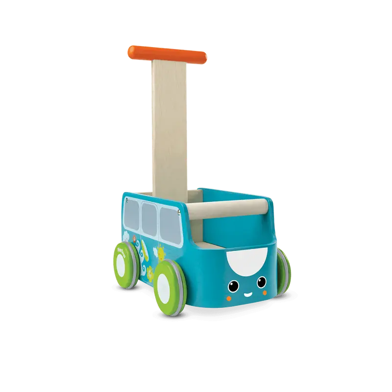 Andador autobús azul