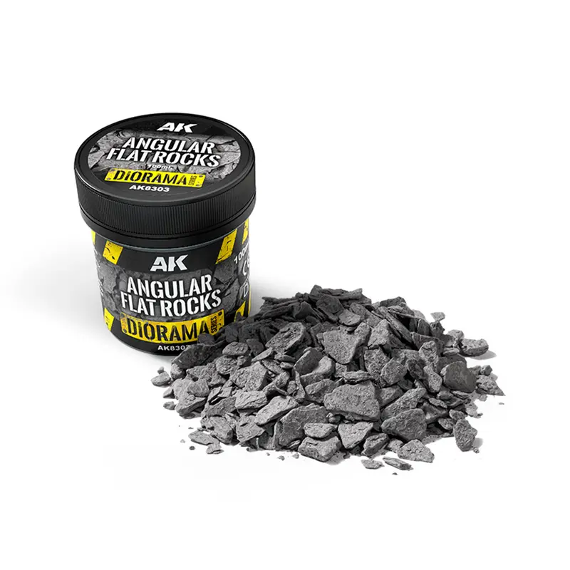 Angular Flat Rocks 100Ml - Dioramas - Vegetation