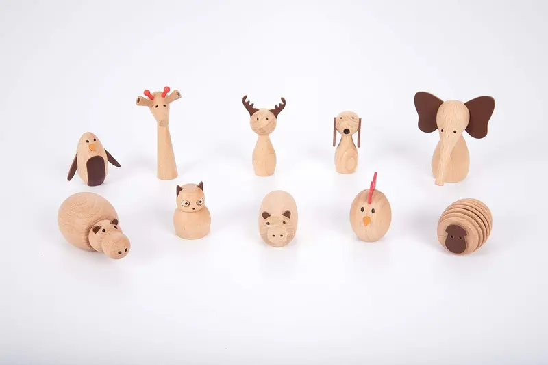 Animales de Madera Tickit 73472 | Juego Simbólico