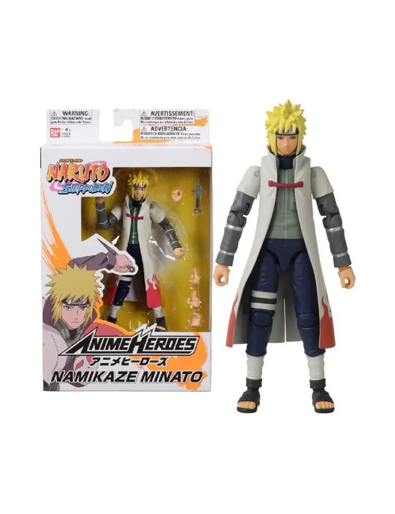 Anime Heroes Namikaze Minato - Bandai 36905