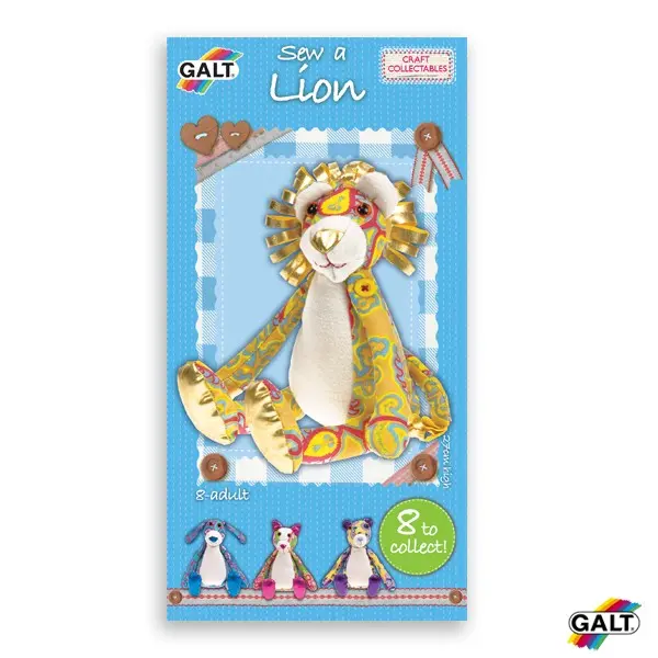 Aprende a coser un león manualidades - galt