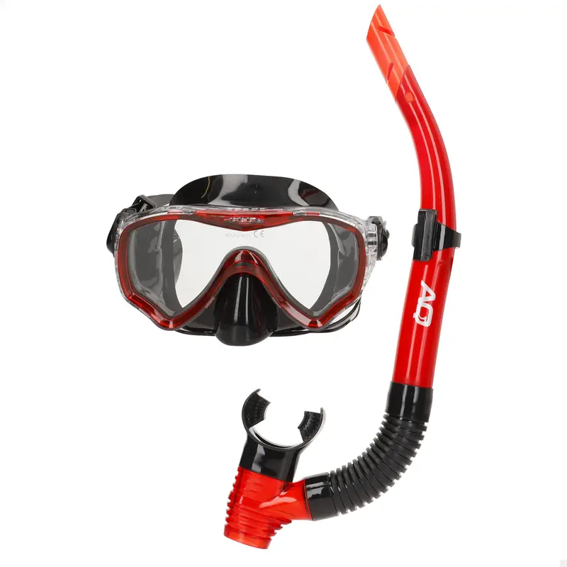 Aqua Sport Set gafas de buceo y tubo adulto con funda