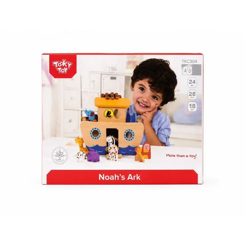 Arca de Noé de madera de Tooky Toy