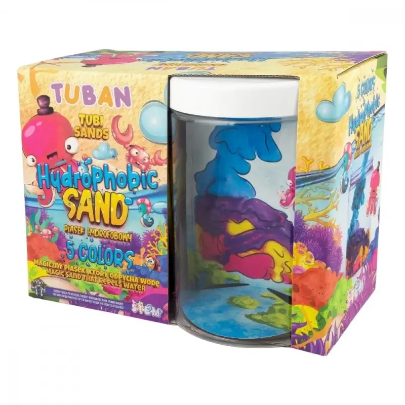 Arena hidrofóbica científica – Set 5 colores con acuario - Tuban
