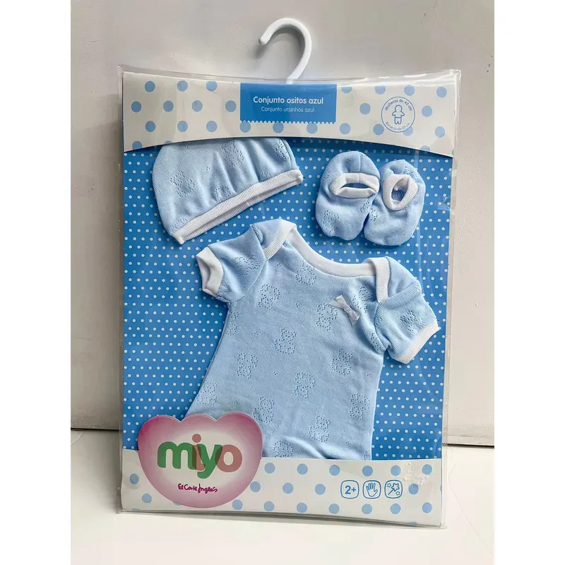 Arias Set de Ropita Azul para Muñecas