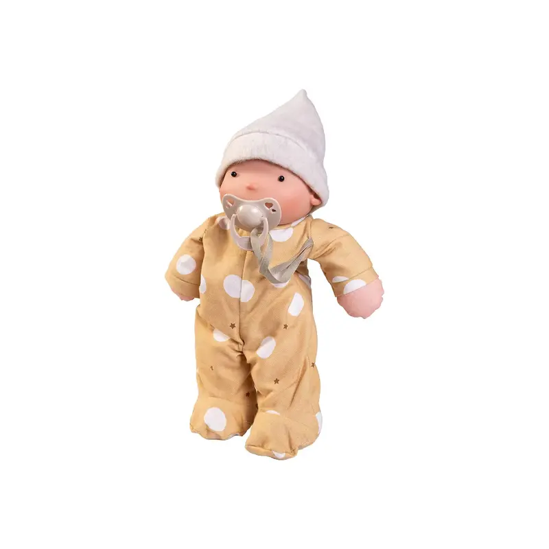 Ariel Mostaza - Muñeca Orgánica 42cm Tejido Ecológico y Silicona (86323)