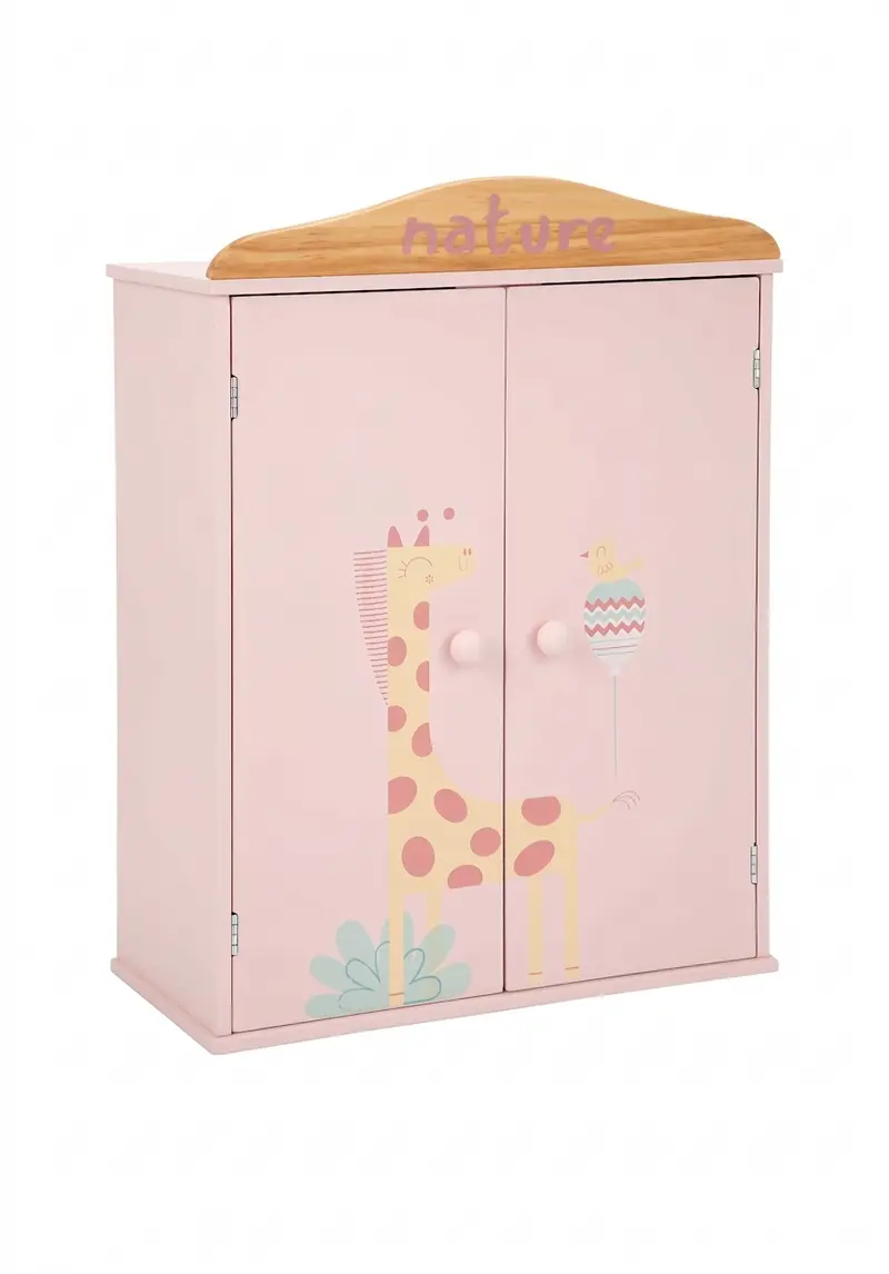 Armario Colección Nature para Muñecas Arias con 5 Perchas de Madera | Ref. 21580