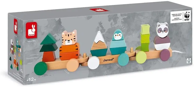 Arraste el paseo de los animales - janod j08603