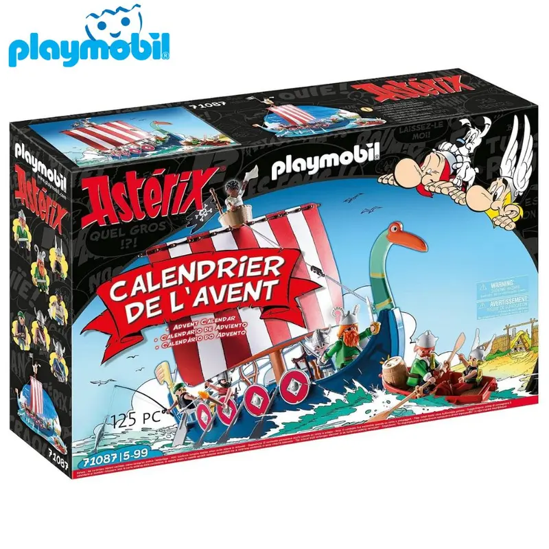Astérix calendario de adviento barco piratas Playmobil 71087