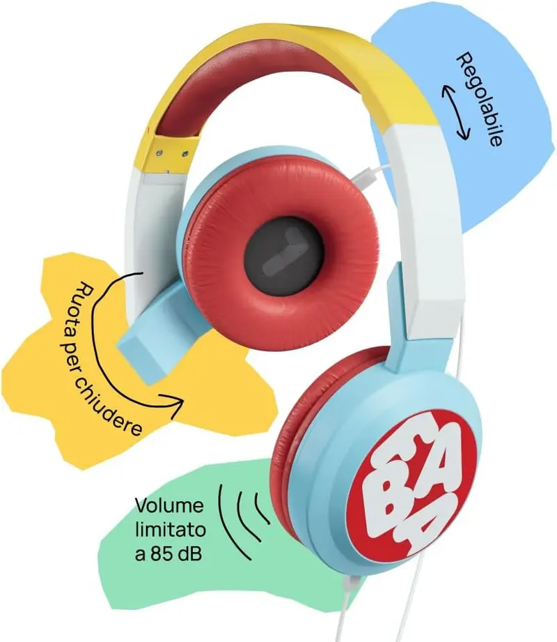 Auriculares con Cable para Niños FABA Headphones Dudun – HPW40002