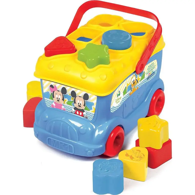 Autobús formas Mickey Clementoni