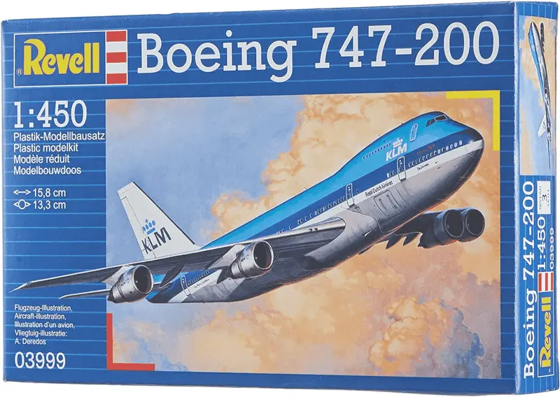 Avion Jumbo Boeing 747-200 klm 1/450