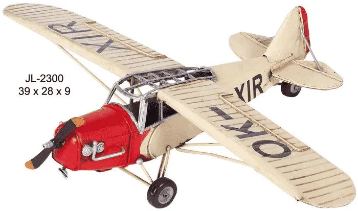 Avion Piper Pa-18 Metal Antiguo