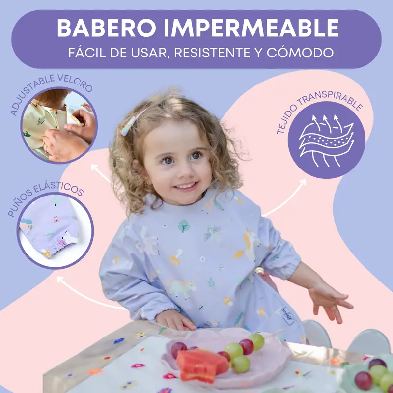 Babero con manga Impermeable (Varios modelos) - Babaté