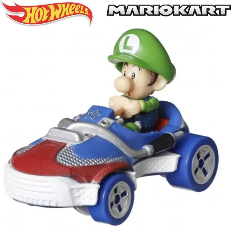 Baby Luigi Sneeker Sneakart MarioKart Hot Wheels (HDB28)