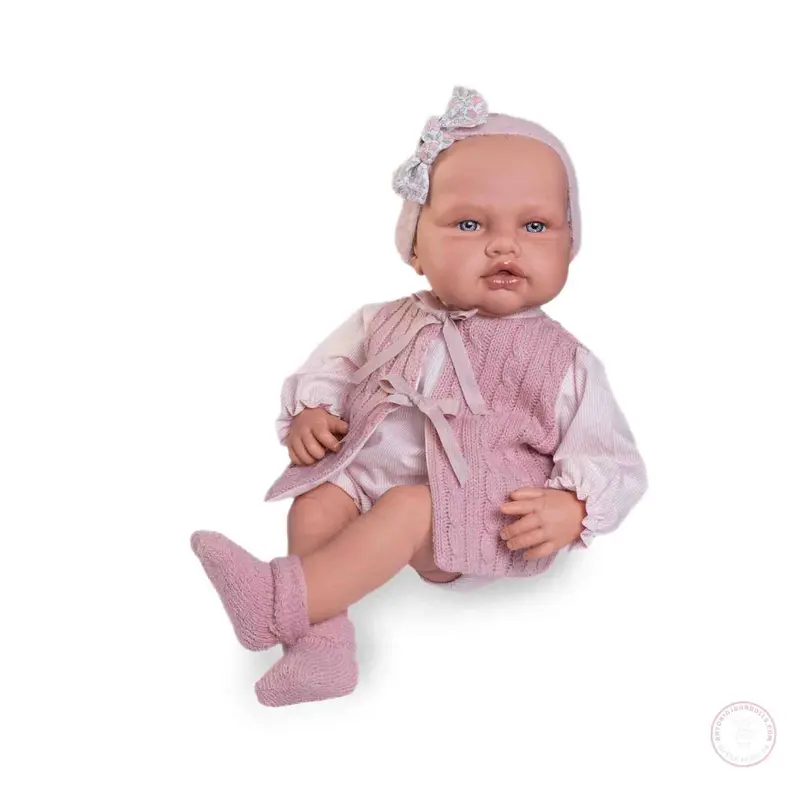 Babydoo Posturitas Chaleco 50cm Cuerpo Flexible Rosa Cojín (18311)