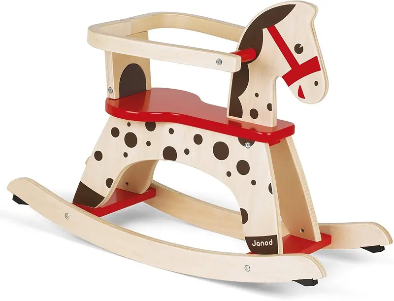 Balancín de madera Caballo Caramelo - J05984