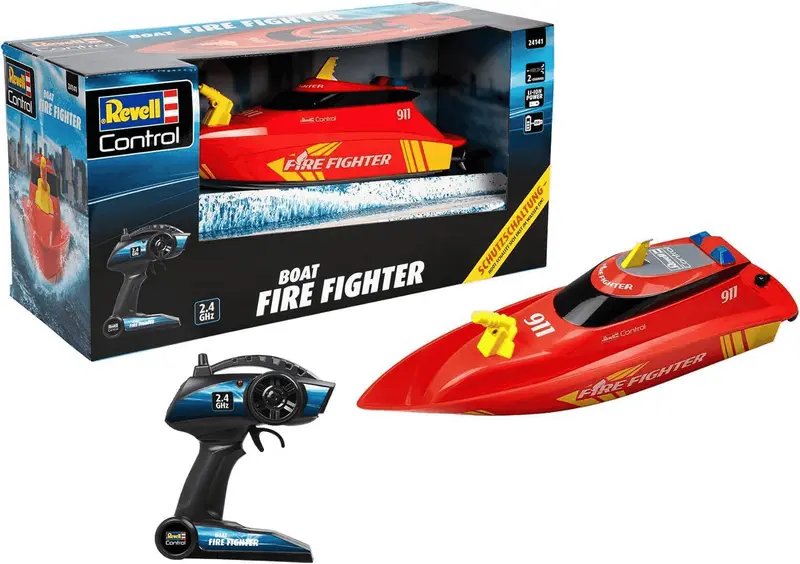 Barco RC Bomberos Revell Control Agua